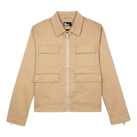Flap Pocket Zip Overshirt