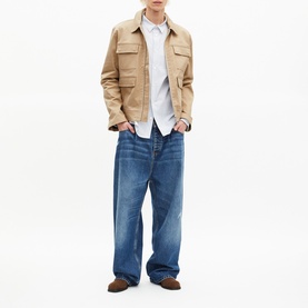 Flap Pocket Zip Overshirt