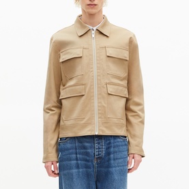 Flap Pocket Zip Overshirt