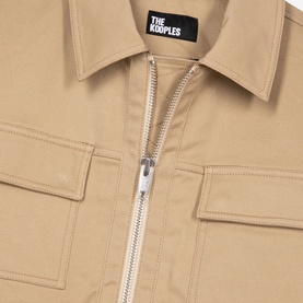 Flap Pocket Zip Overshirt