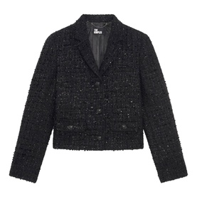 Lurex Tweed Cropped Jacket