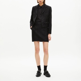 Lurex Tweed Cropped Jacket
