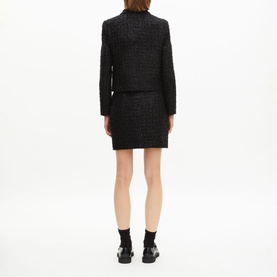 Lurex Tweed Cropped Jacket