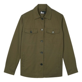 Snake Embroidery Logo Overshirt