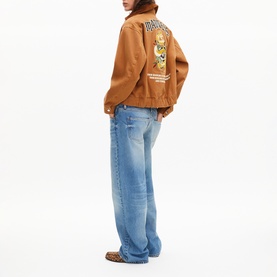 Snake Embroidery Logo Overshirt