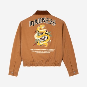 Snake Embroidery Logo Overshirt