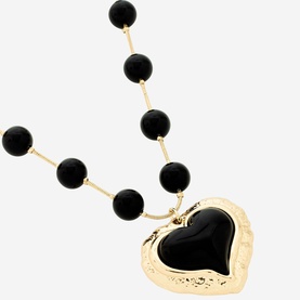 Pearl Heart Pendant Necklace