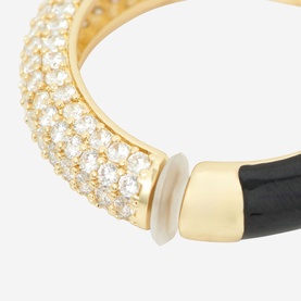 Rhinestone Embellished Ear Cuff