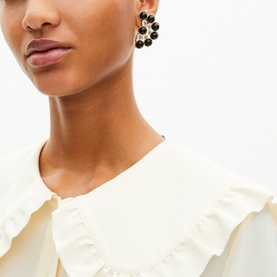 Rhinestone Embellished Earrings