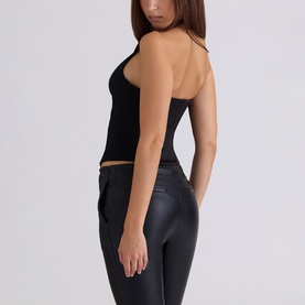 Lia Satin Waist Cinch Corset Top