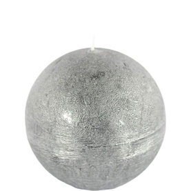 Black Silver Spherical Candle