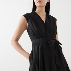 Filo Gathered Wrap Dress