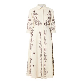 Banda Embroidered Shirt Dress
