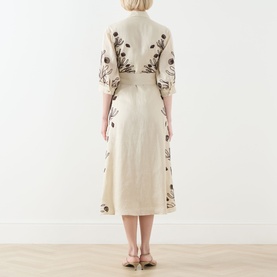 Banda Embroidered Shirt Dress