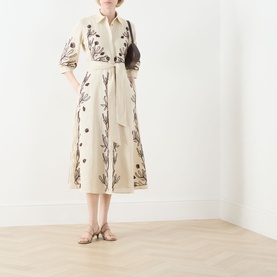 Banda Embroidered Shirt Dress
