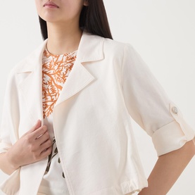 Boxy Cropped Jacket