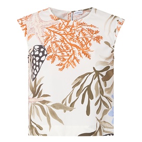 Floral Cap Sleeve Top