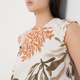 Floral Cap Sleeve Top