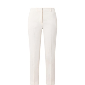 Cropped Straight Leg Trousers