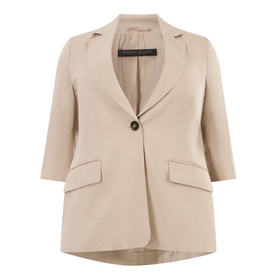 Sabadel Linen Single Breasted Blazer