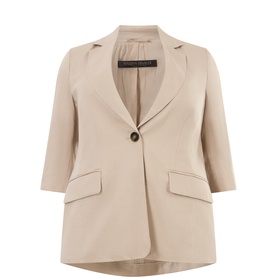 Sabadel Linen Single Breasted Blazer