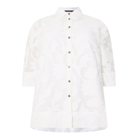 Flirt Floral Jacquard Blouse