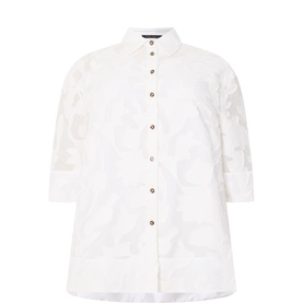 Flirt Floral Jacquard Blouse