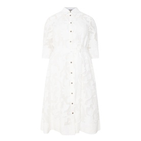 Sandalo Floral Jacquard Shirt Dress