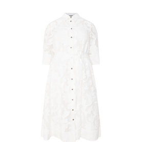 Sandalo Floral Jacquard Shirt Dress