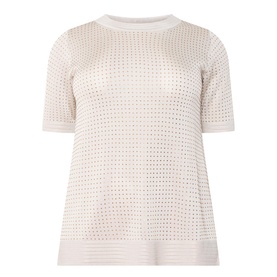 Vetrino Rhinestone Embellished Sweater