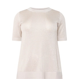 Vetrino Rhinestone Embellished Sweater