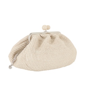 Fortuna Raffia Clutch