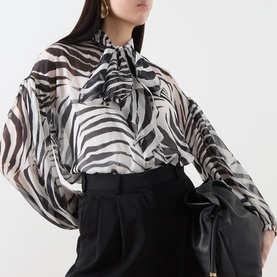 Ballata Zebra Blouse