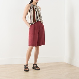 Caravan Linen Bermuda Shorts