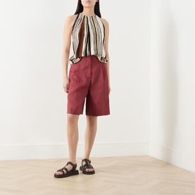 Caravan Linen Bermuda Shorts