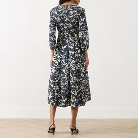 Pesche Printed Fit-and-Flare Dress