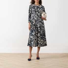 Pesche Printed Fit-and-Flare Dress