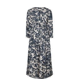 Pesche Printed Fit-and-Flare Dress