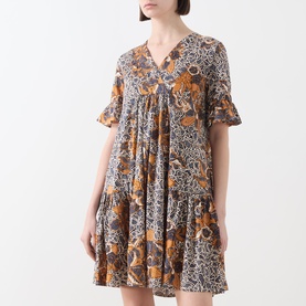 Fuoco Printed Mini Dress