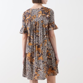 Fuoco Printed Mini Dress
