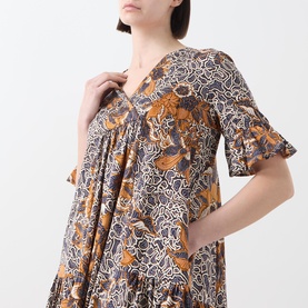 Fuoco Printed Mini Dress
