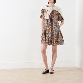 Fuoco Printed Mini Dress