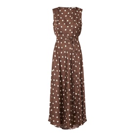 Martina Silk Polka Dot Dress