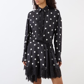 Bosso Polka Dot Mini Dress