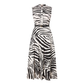 West Zebra Belted Dress