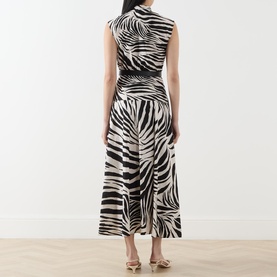 West Zebra Belted Dress