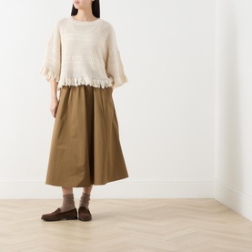 Palato Fringe Crochet Sweater