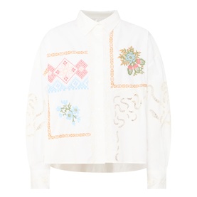Fonte Cutwork Floral Shirt