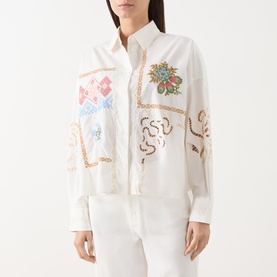 Fonte Cutwork Floral Shirt