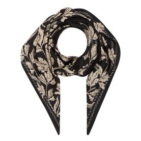 Carre Leaf Silk Square Scarf